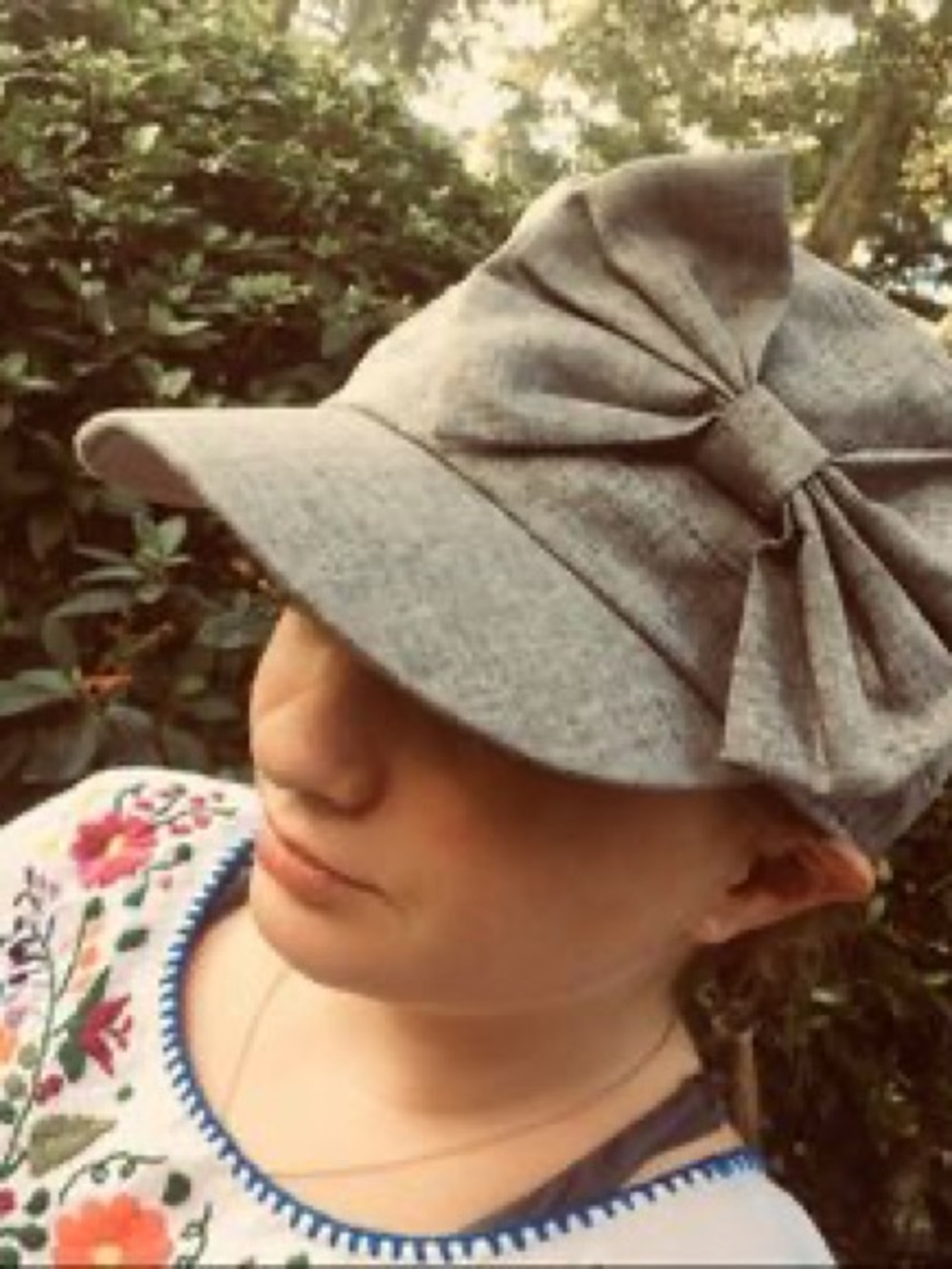 Alex and Ani Gray Bow Kids Cap